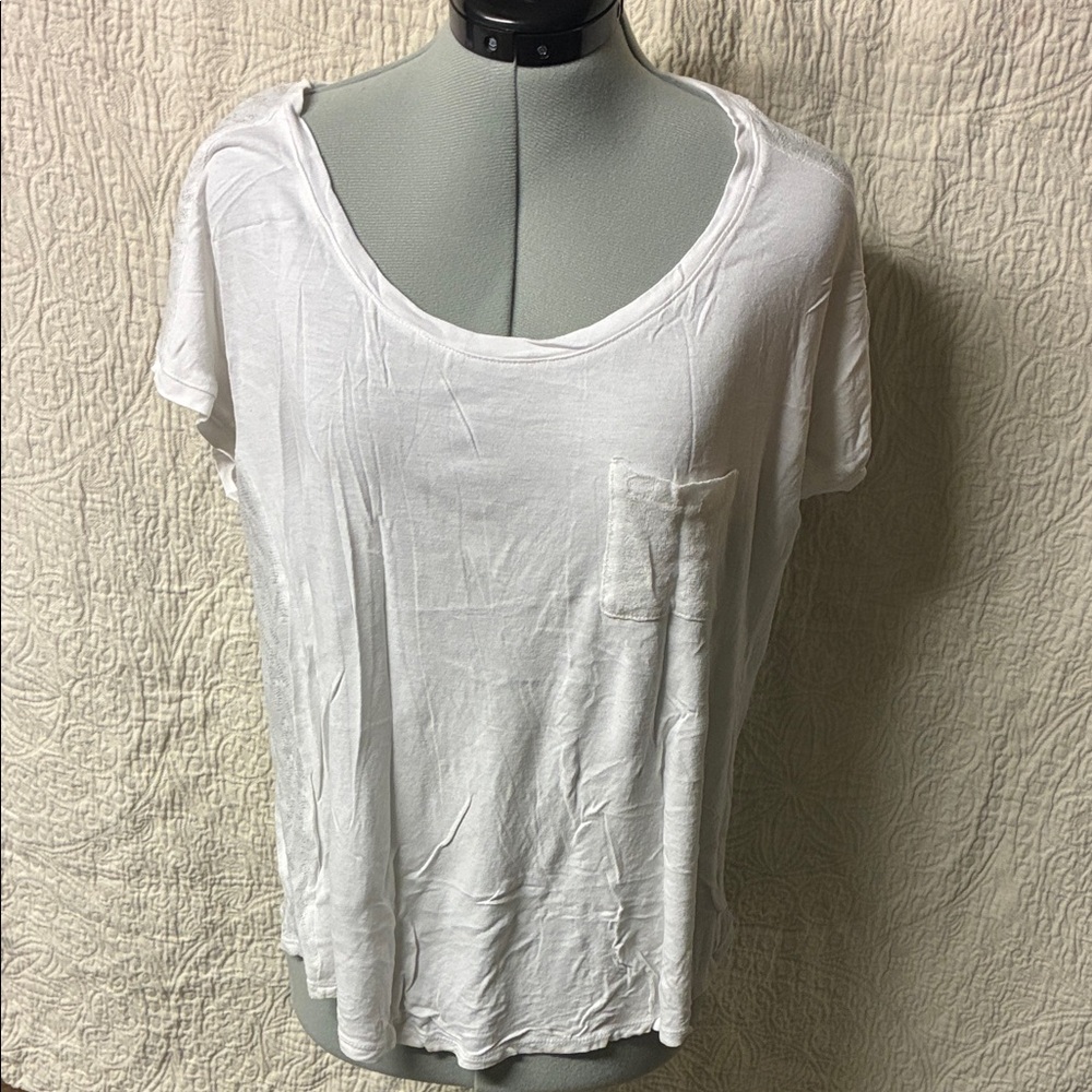 a.n.a White Short Sleeve Tee